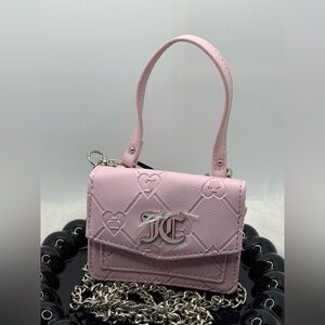 Juicy Couture chiffon pink sweet dream mini top handle purse